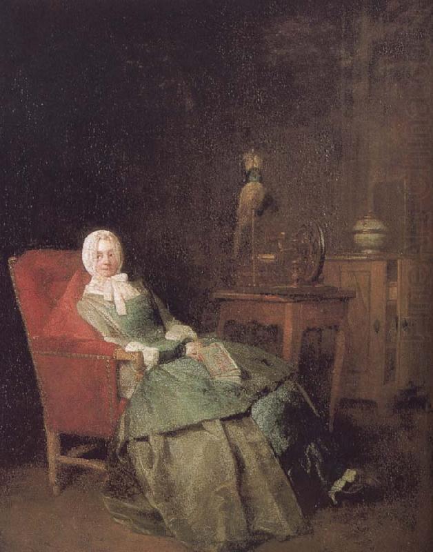 Jean Baptiste Simeon Chardin Take the book of women china oil painting image